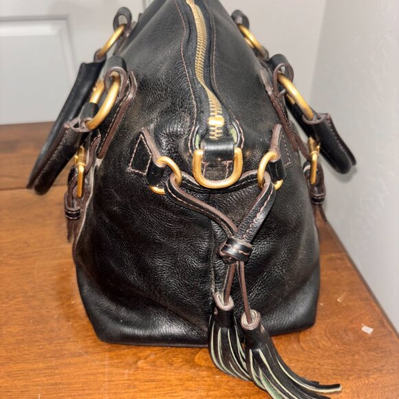 DOONEY & BOURKE BLACK TASSLE Florentine Bristol - Picture 4 of 6